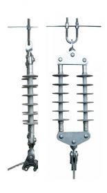 Lant dublu de tractiune cu izolator compozit RICIS pentru LEA 24kV - LDT